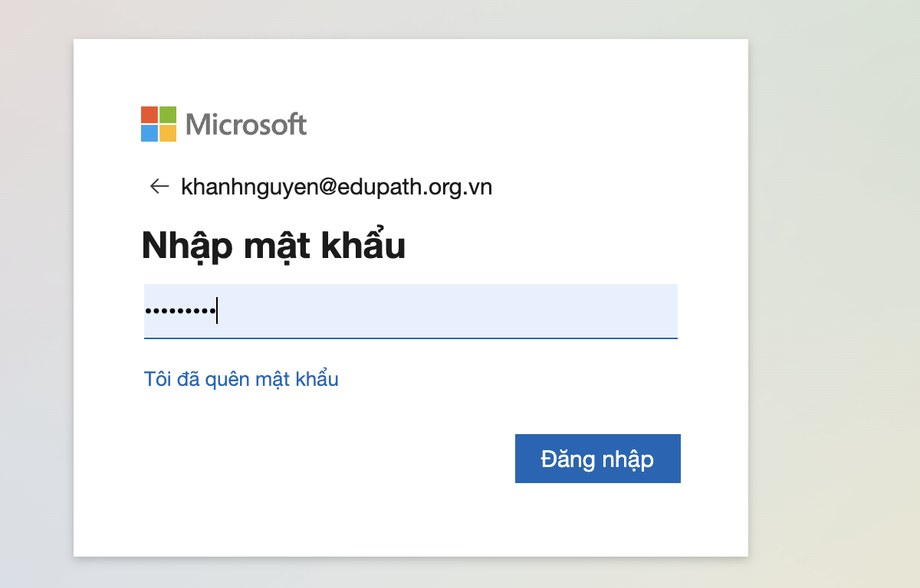 2. Đăng nhập hệ thống