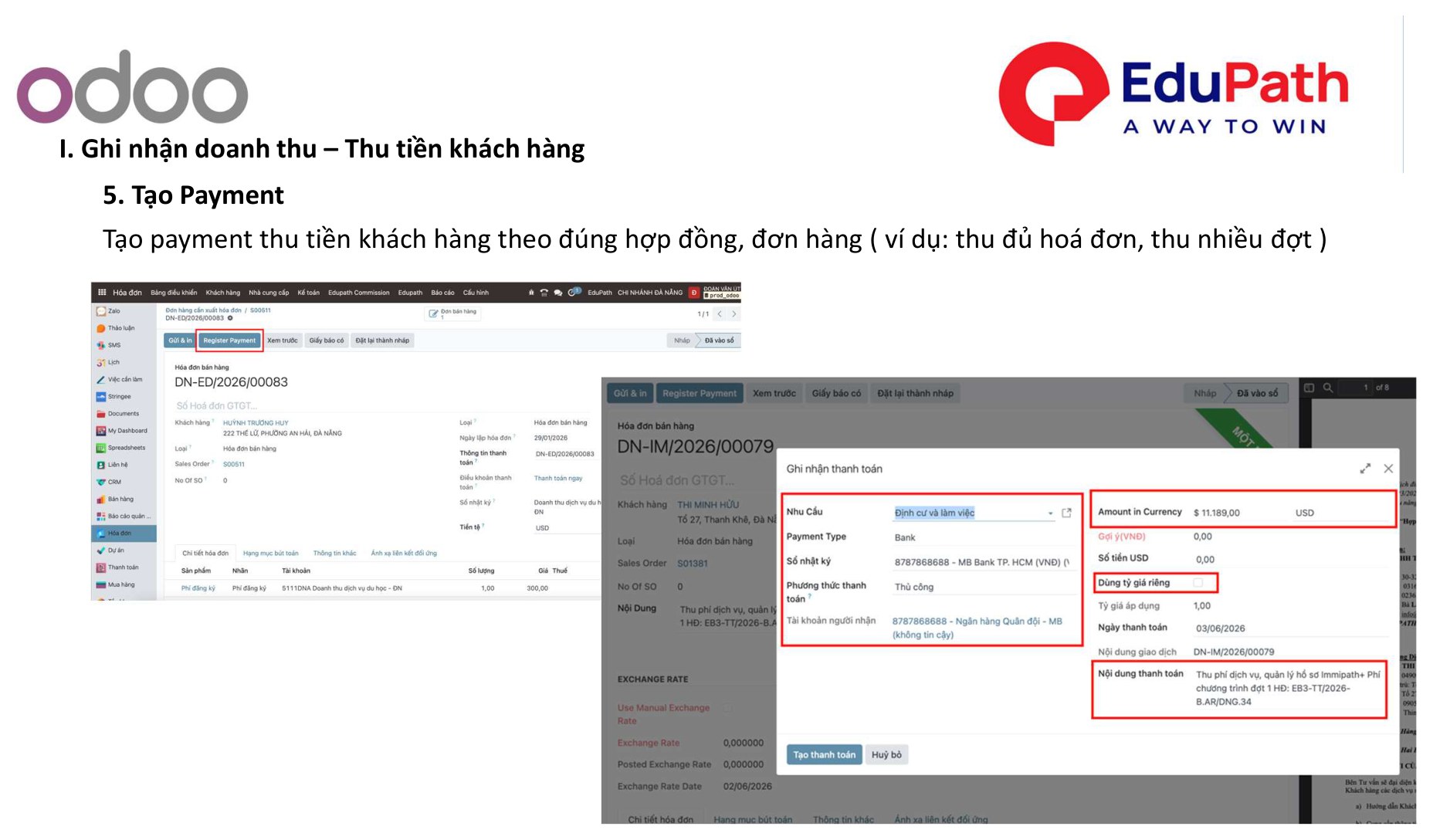 Tạo Payment