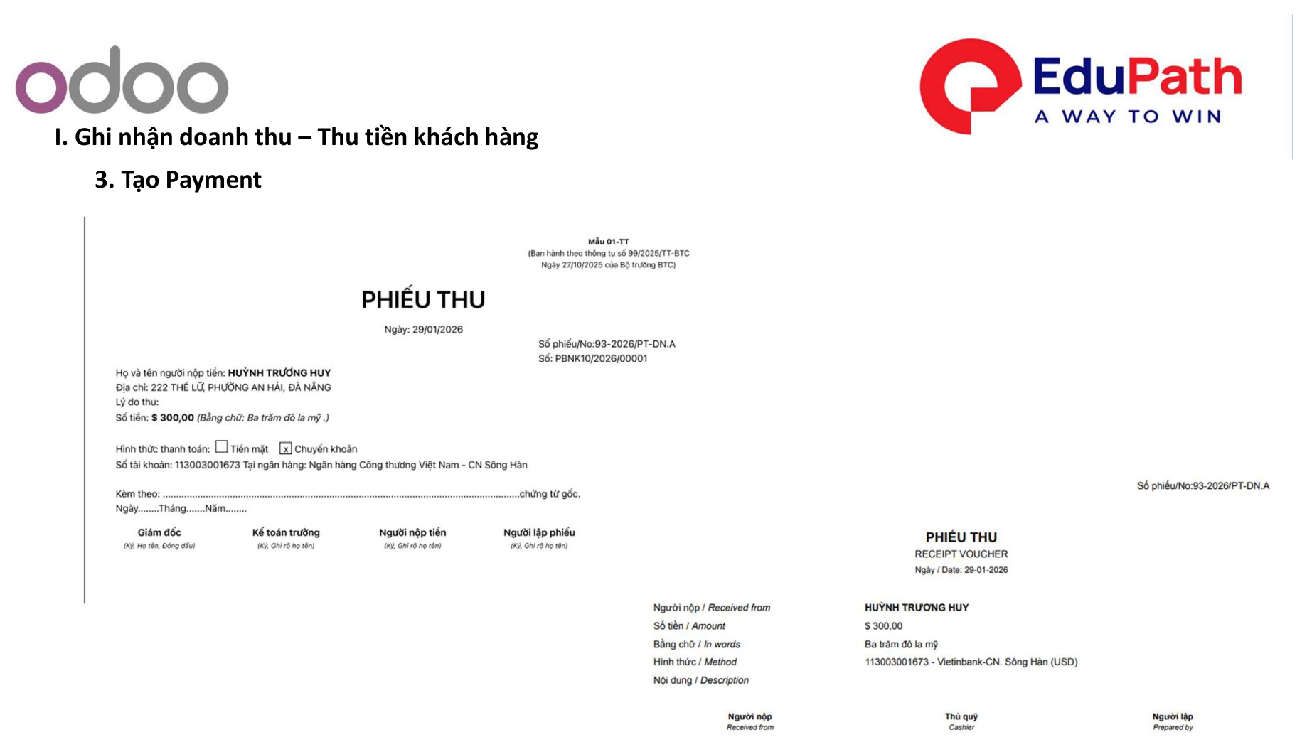 Phiếu thu